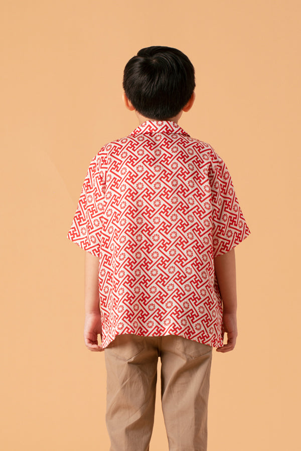 CHEN SHIRT BANJI MERAH
