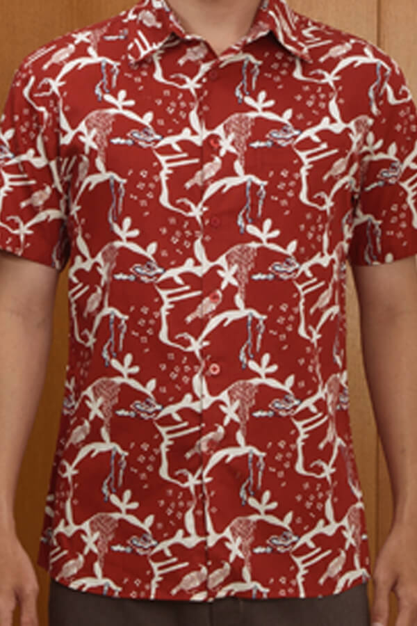MEN SHIRT SHORT SLEEVE PEKSI KAWUNG