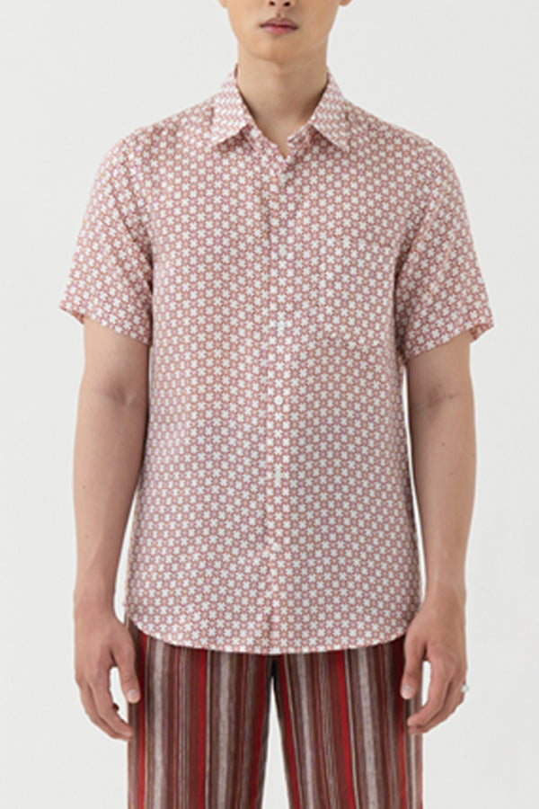 MEN SHIRT TRUNTUM ALIT SHORT SLEEVE
