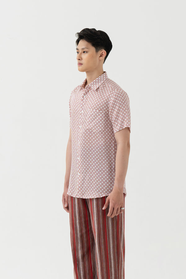MEN SHIRT TRUNTUM ALIT SHORT SLEEVE