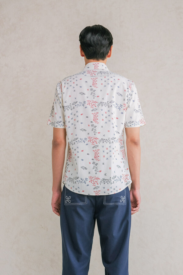 GANA MEN SHIRT S/S SLIMFIT