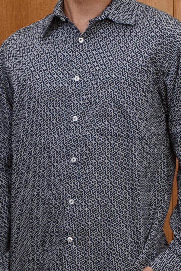 MEN SHIRT LONG SLEEVE WAJIK GARIS