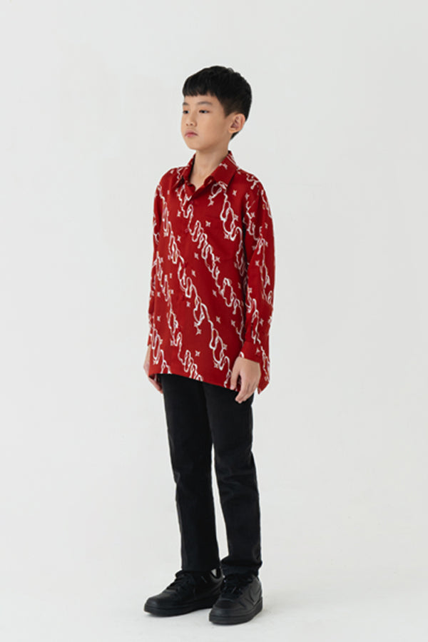 KIDS SHIRT LONG SLEEVE PARANG WIAR