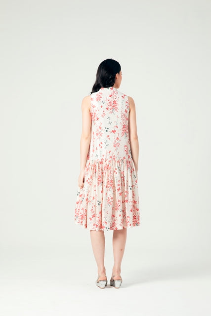ALAIA DRESS BUKETAN CREAM