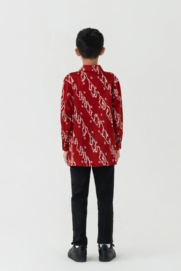 KIDS SHIRT LONG SLEEVE PARANG WIAR
