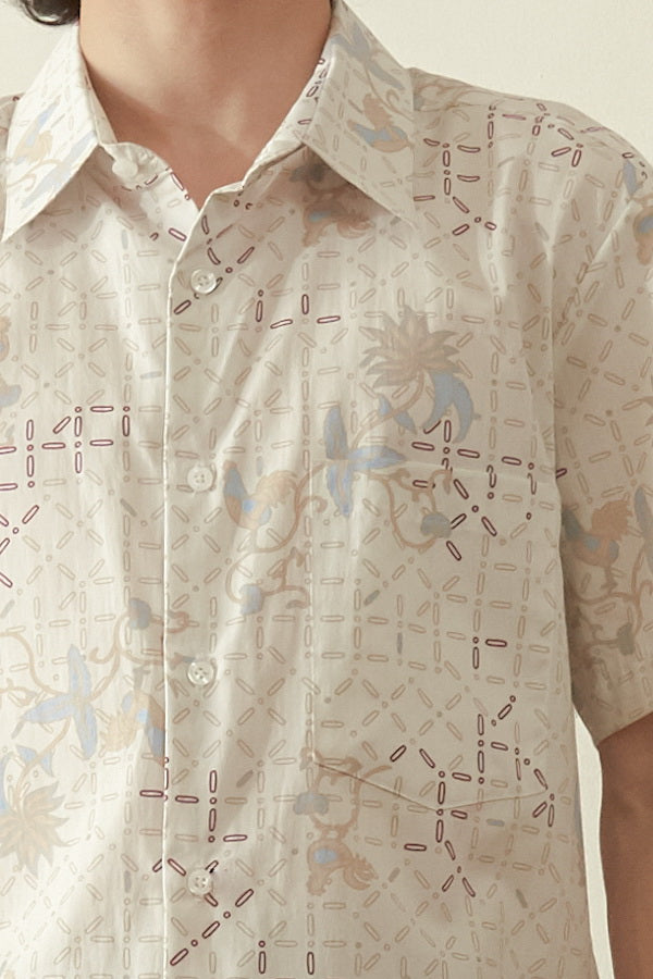 MEN SHIRT SHORT SLEEVE SLIMFIT