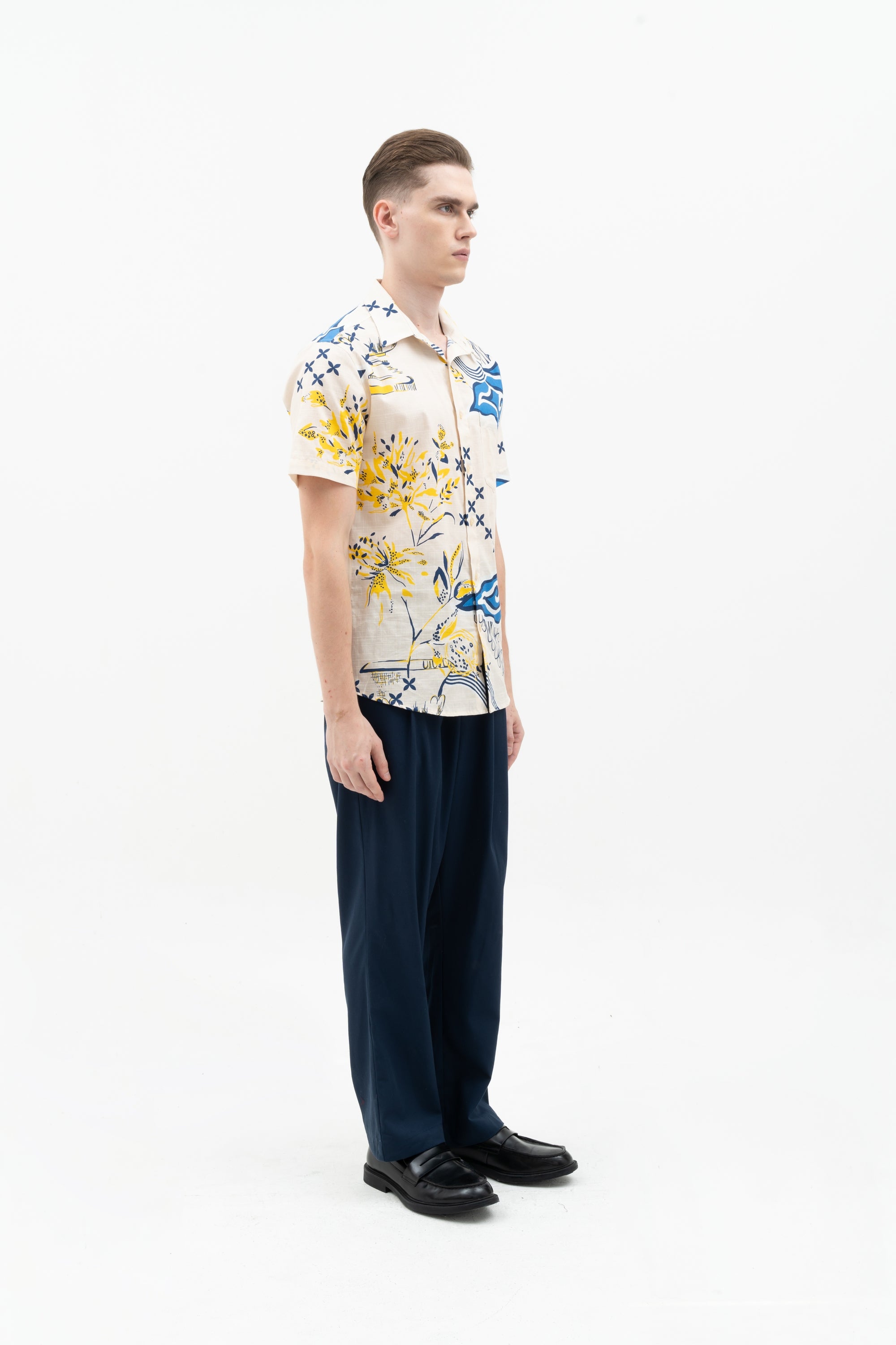 MEN SHIRT S/S SLIMFIT LANGIT RAWATES