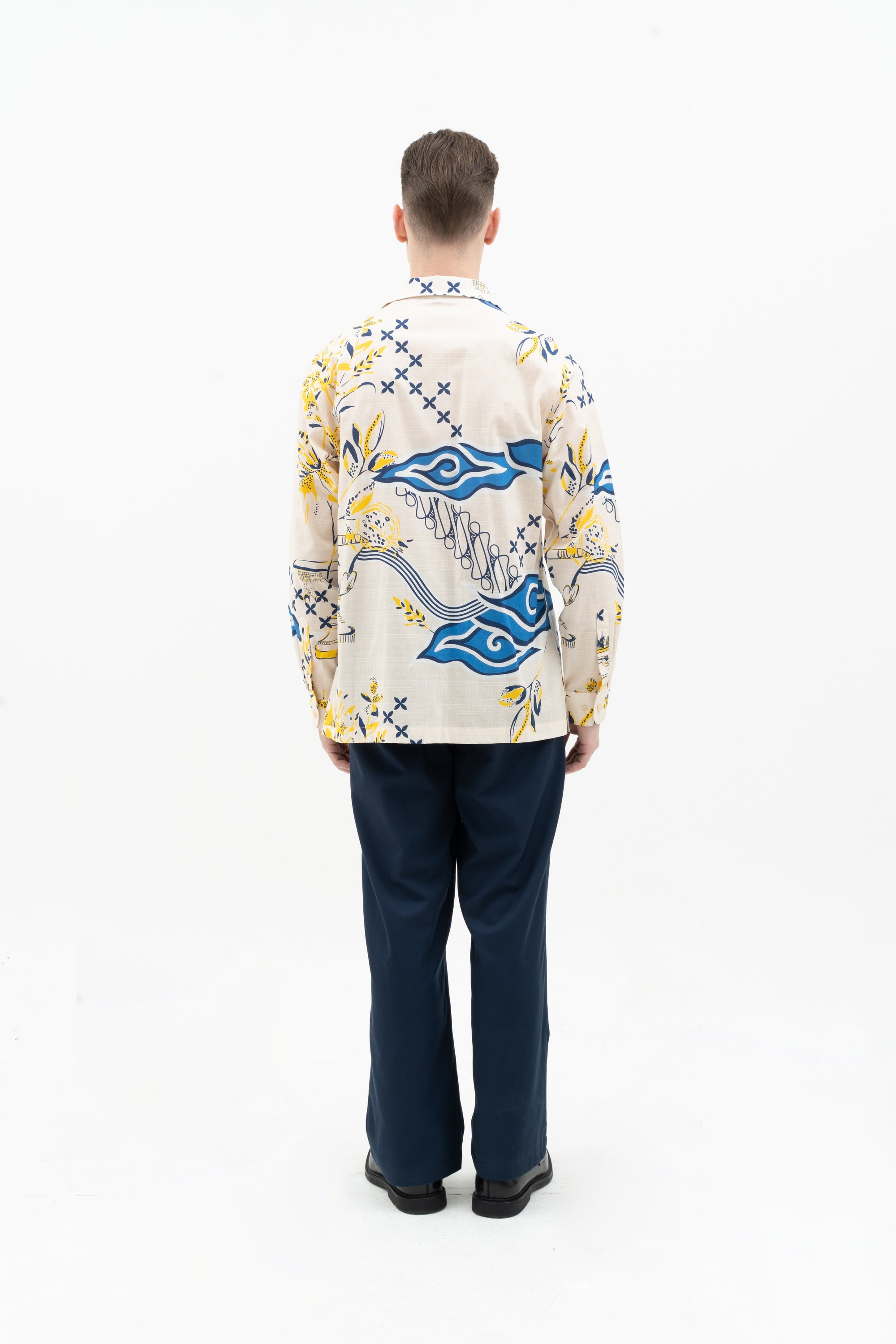 MEN SHIRT L/S REGULARFIT LANGIT RAWATES