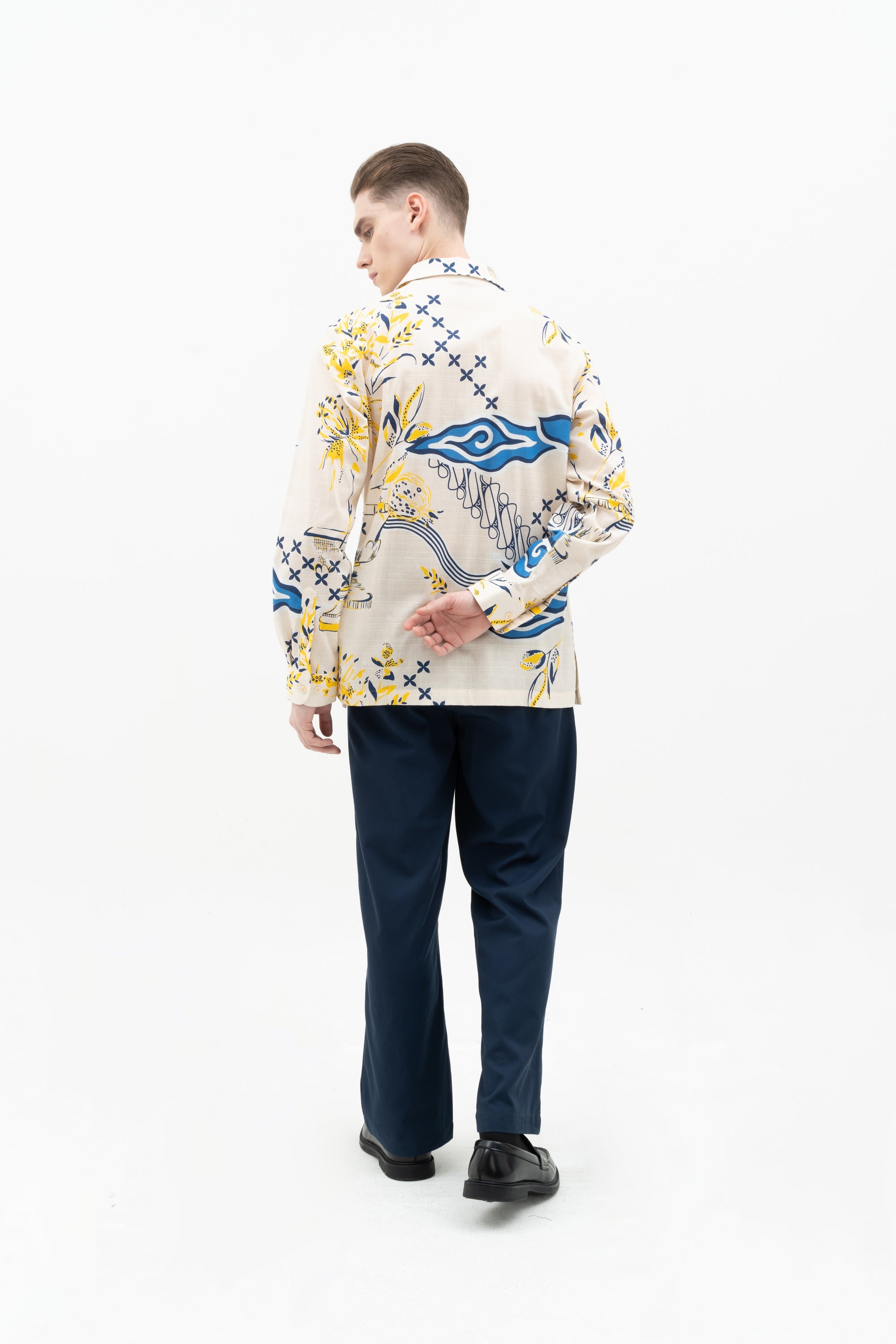 MEN SHIRT L/S REGULARFIT LANGIT RAWATES