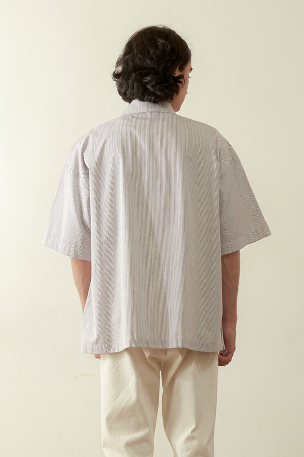 CRU MULTI POCKET SHIRT STRIPE CAKIYAR