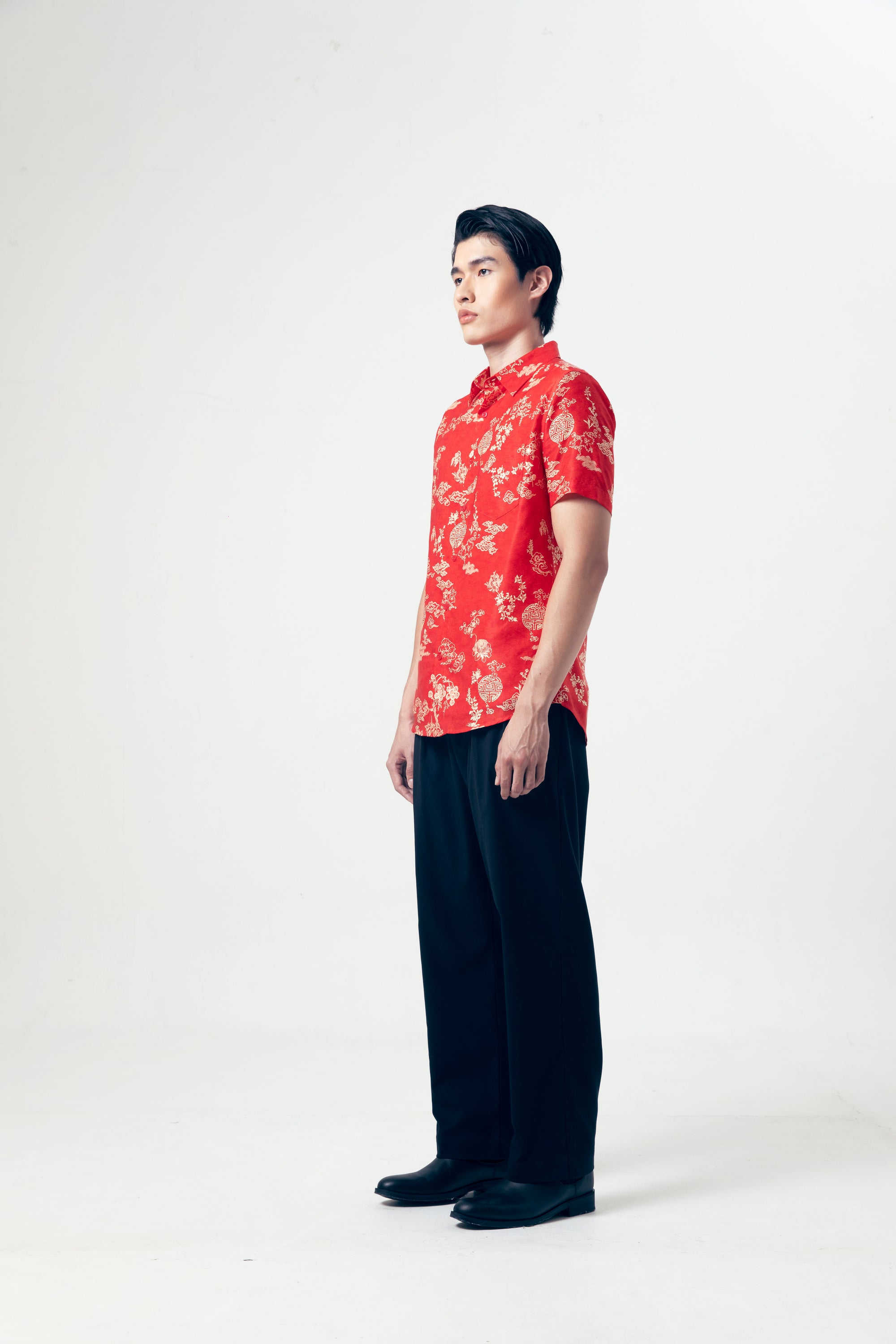 MEN SHIRT WADARI SHORT SLEEVE