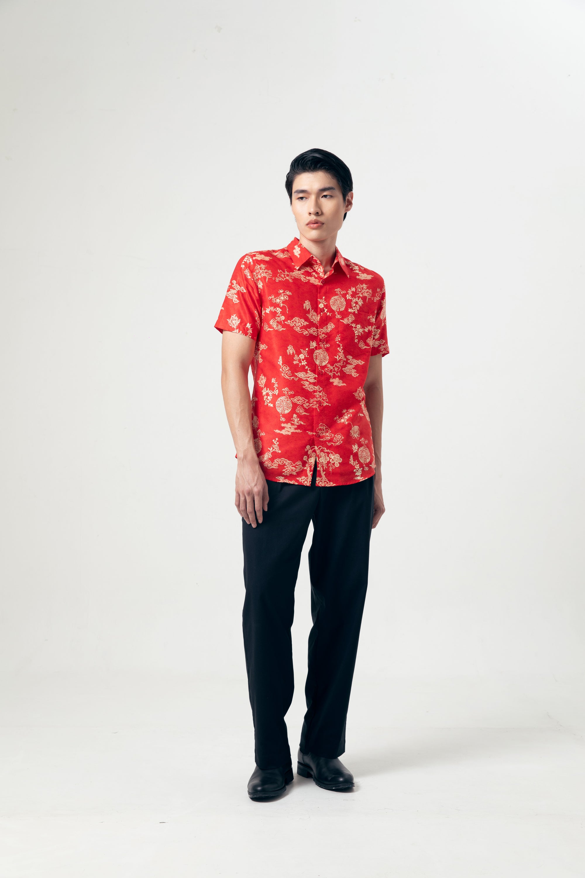 MEN SHIRT WADARI SHORT SLEEVE