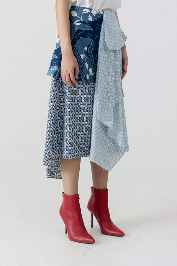 CLAU PANELLED SKIRT