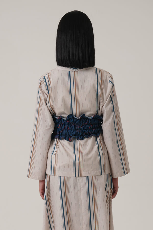 PHILO BLAZER LURIK UDAN LIRIS CREAM