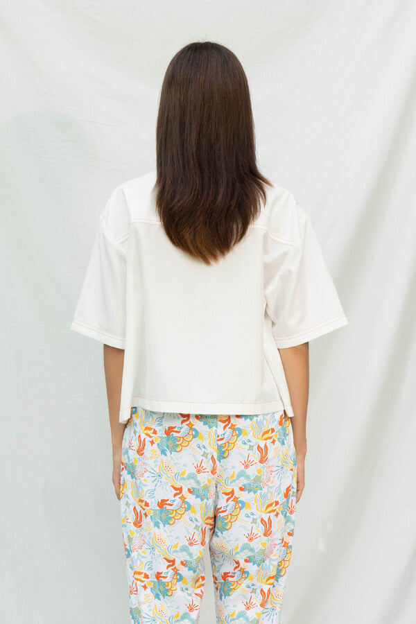 SHERA SHIRT OFFWHITE MONEZ