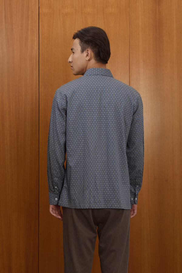 MEN SHIRT LONG SLEEVE WAJIK GARIS