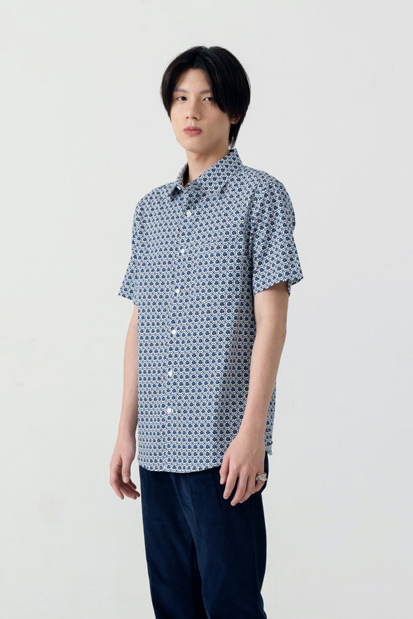 MEN SHIRT SHORT SLEEVE REGULER KEMBANG PAPAT
