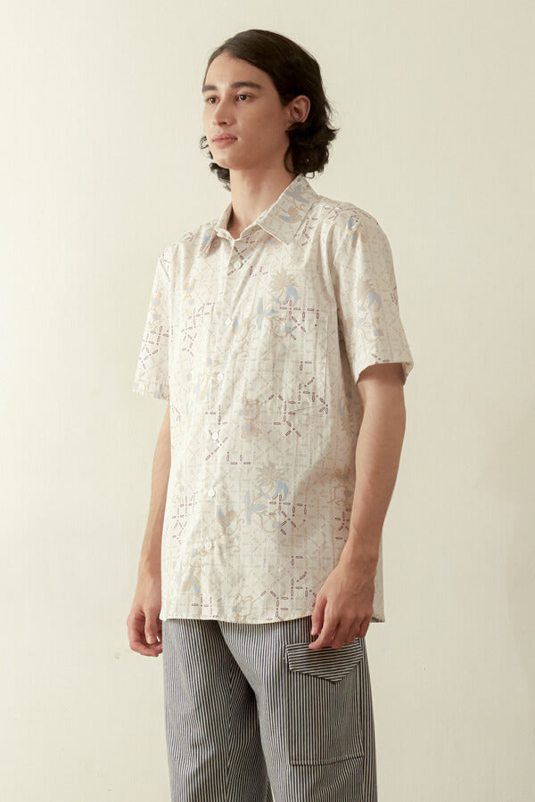 MEN SHIRT SHORT SLEEVE SLIMFIT