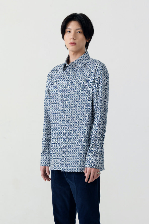 MEN SHIRT LONG SLEEVE REGULER KEMBANG PAPAT