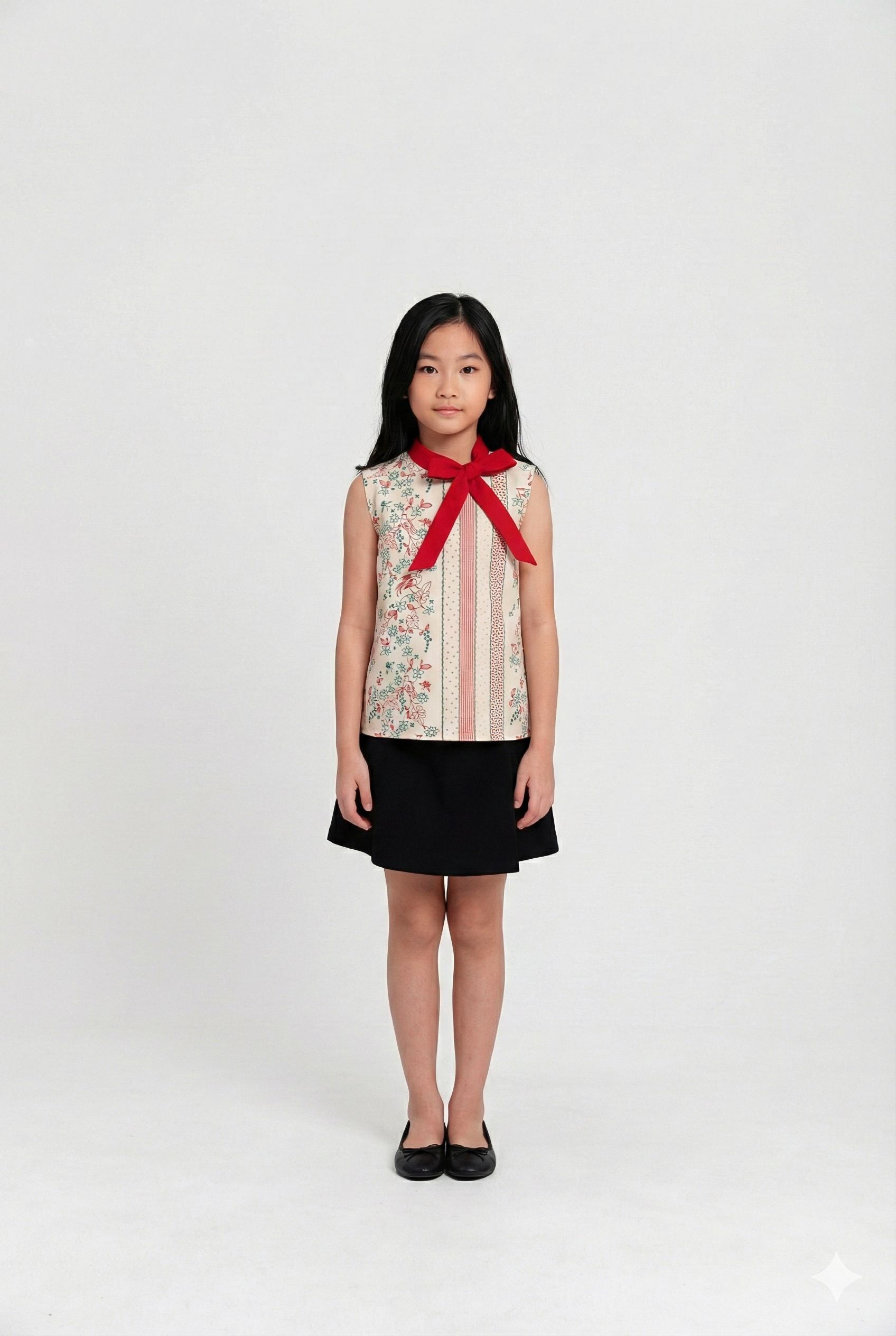 CLARA GIRLS TOP CREAM RAMYA