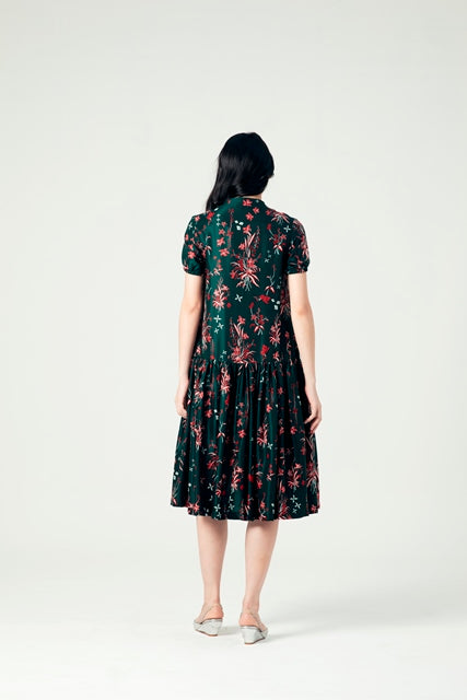 ALAIA DRESS BUKETAN GREEN