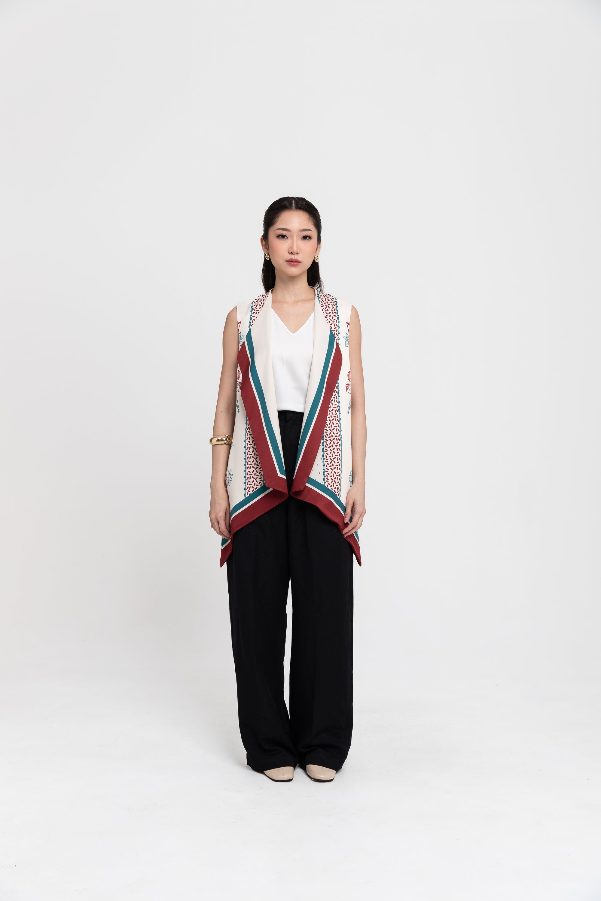 SHORT CAPE RAMYA CREAM