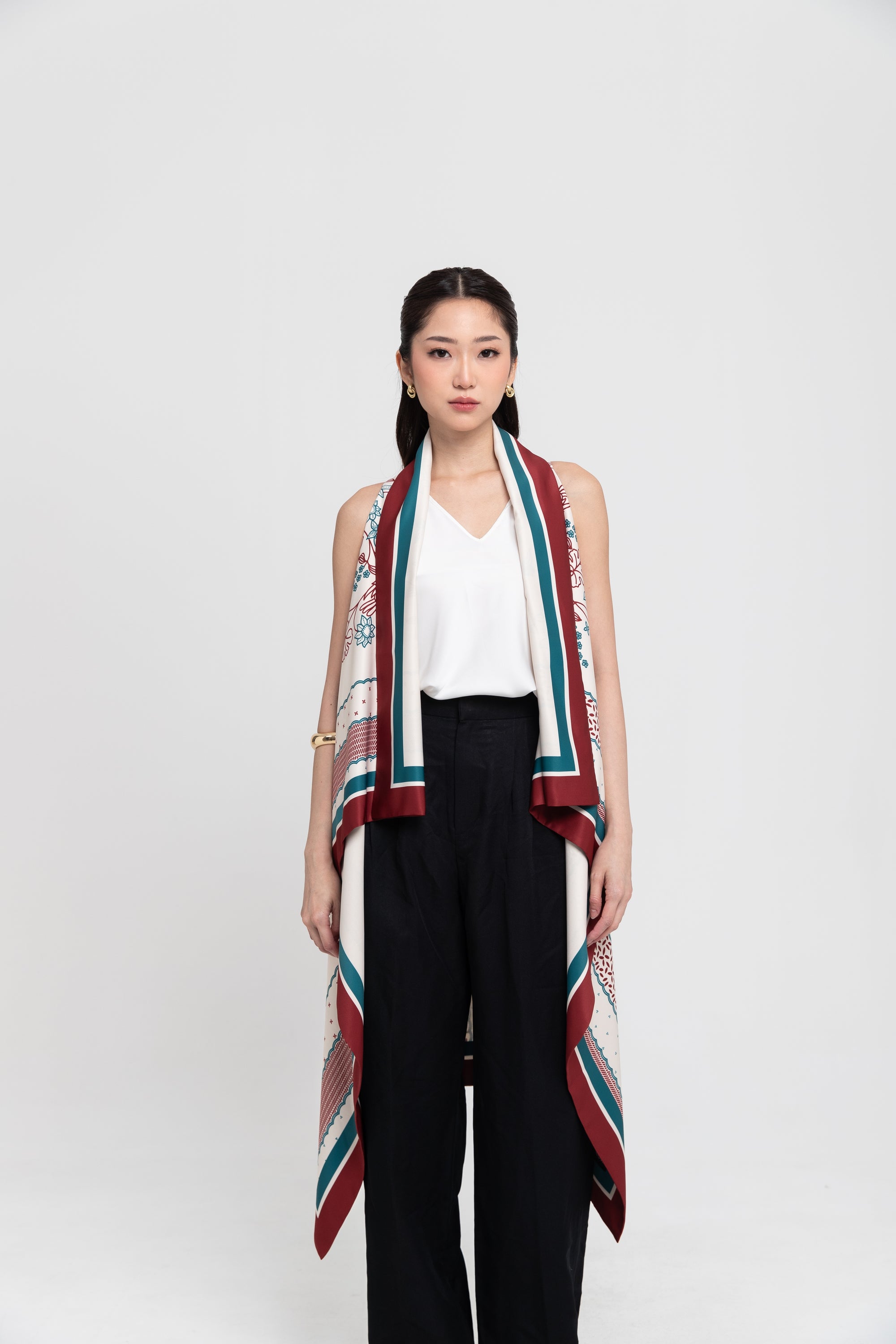 LONG CAPE RAMYA CREAM