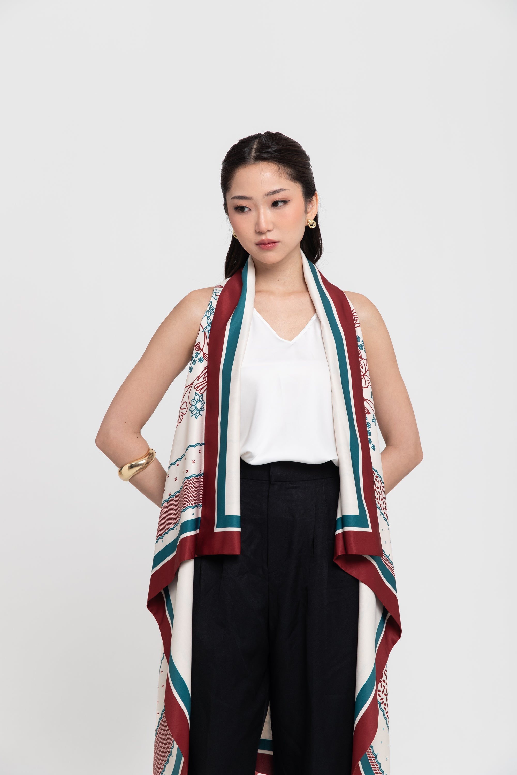 LONG CAPE RAMYA CREAM