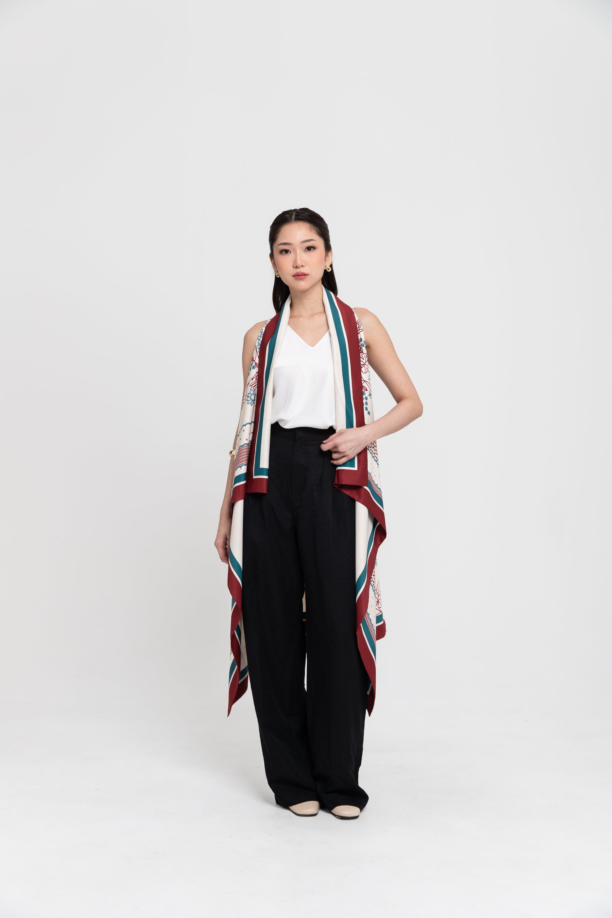 LONG CAPE RAMYA CREAM