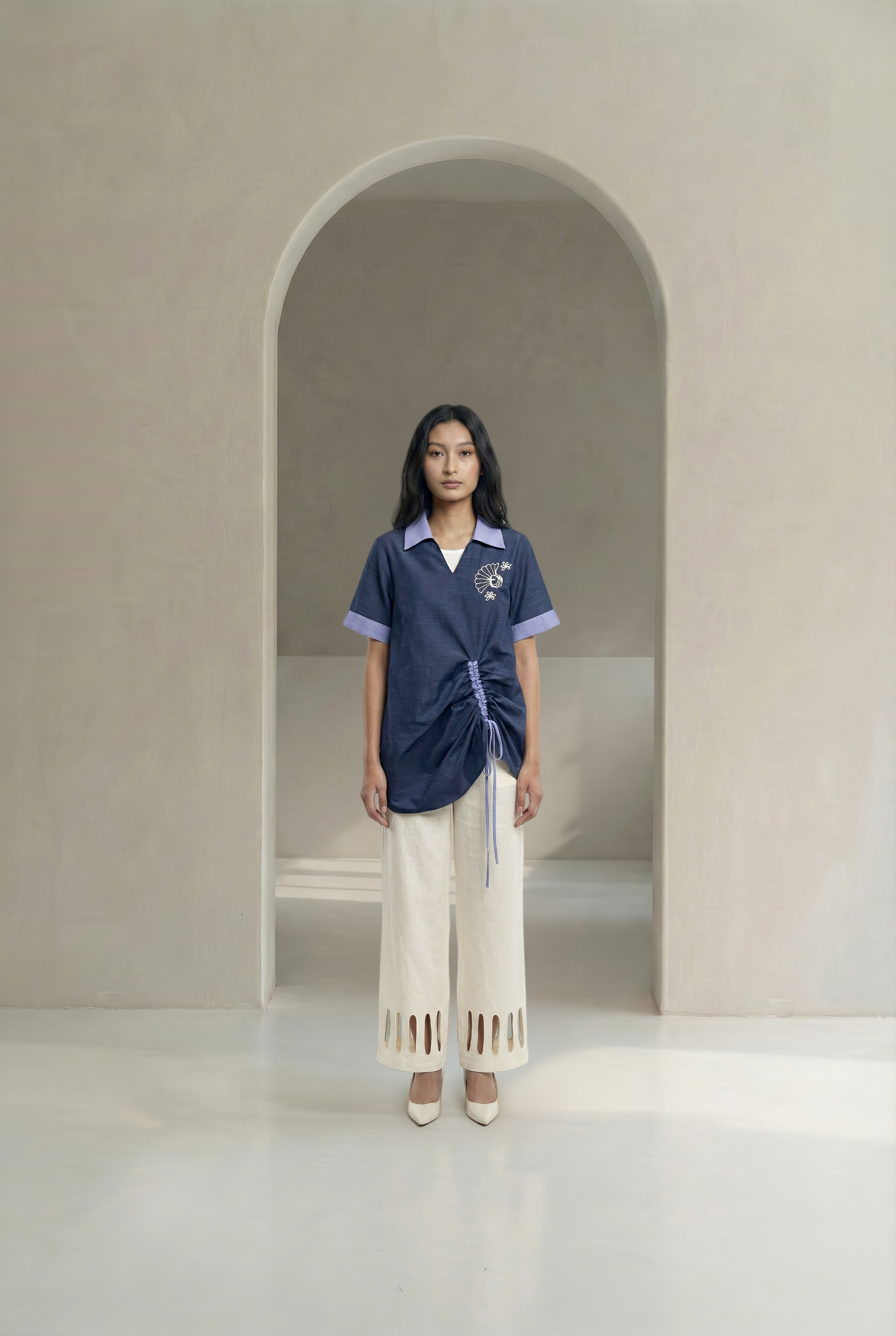 CIPTA SHIRT NAVY DAHAYU