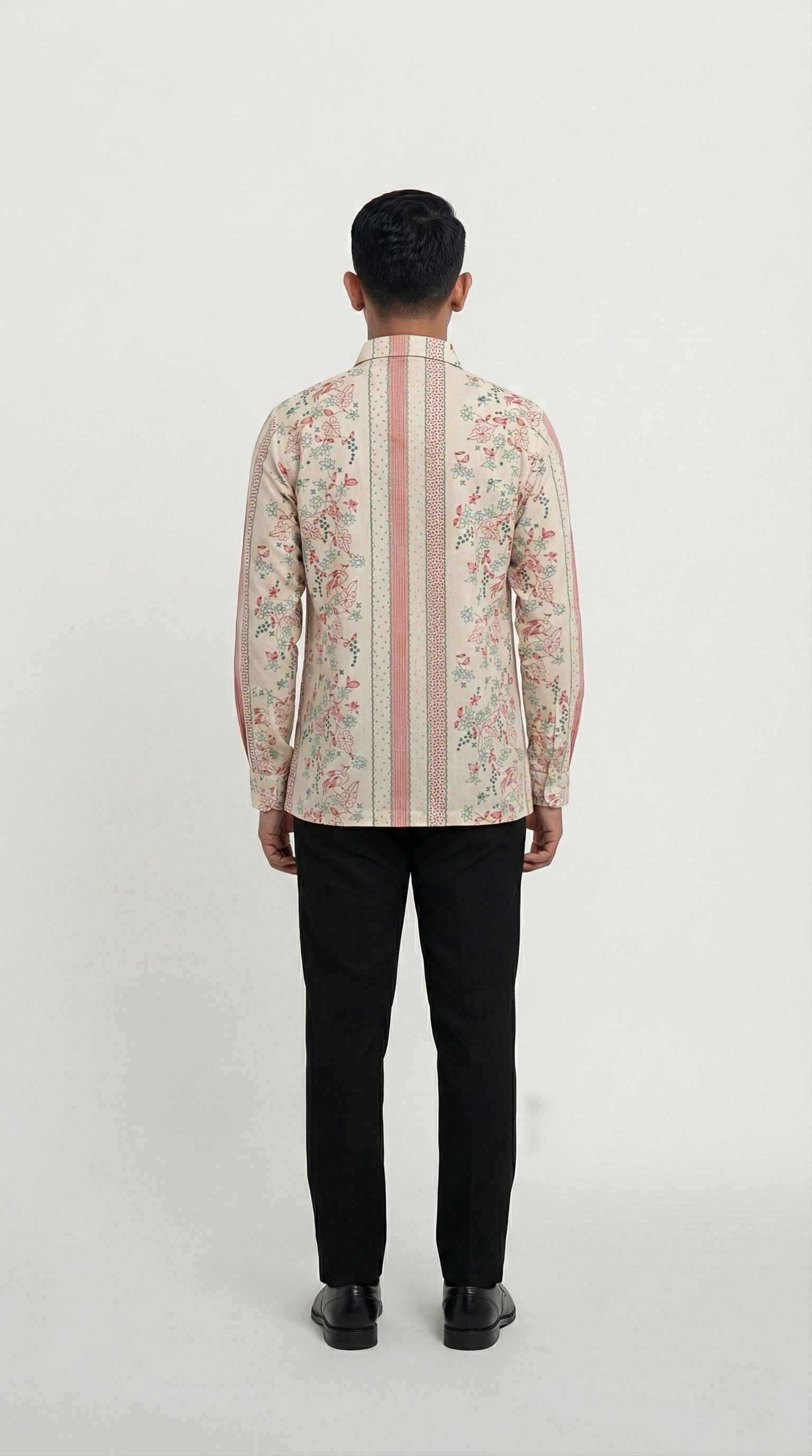 MEN SHIRT REGULAR FIT CREAM RAMYA